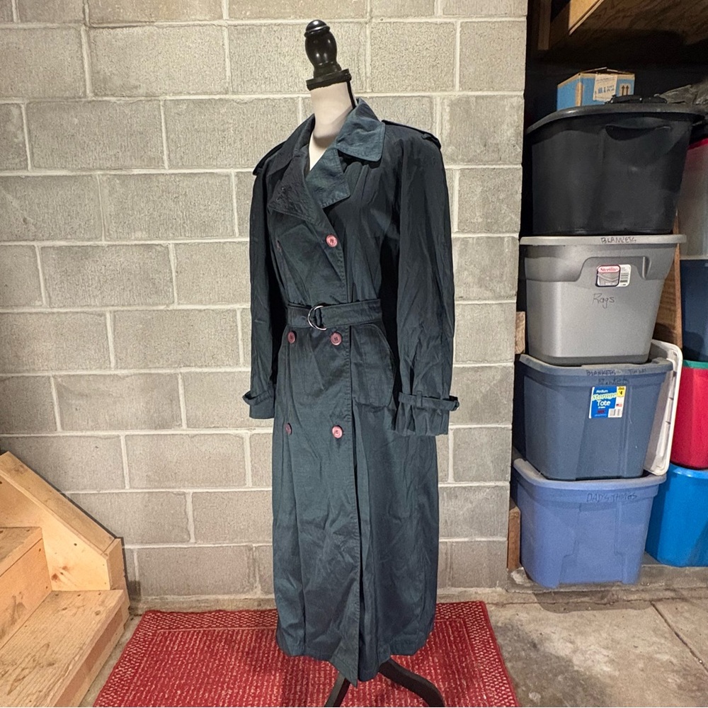 Vintage trench coat women’s iridescent by Oliver B. - Picture 5 of 13